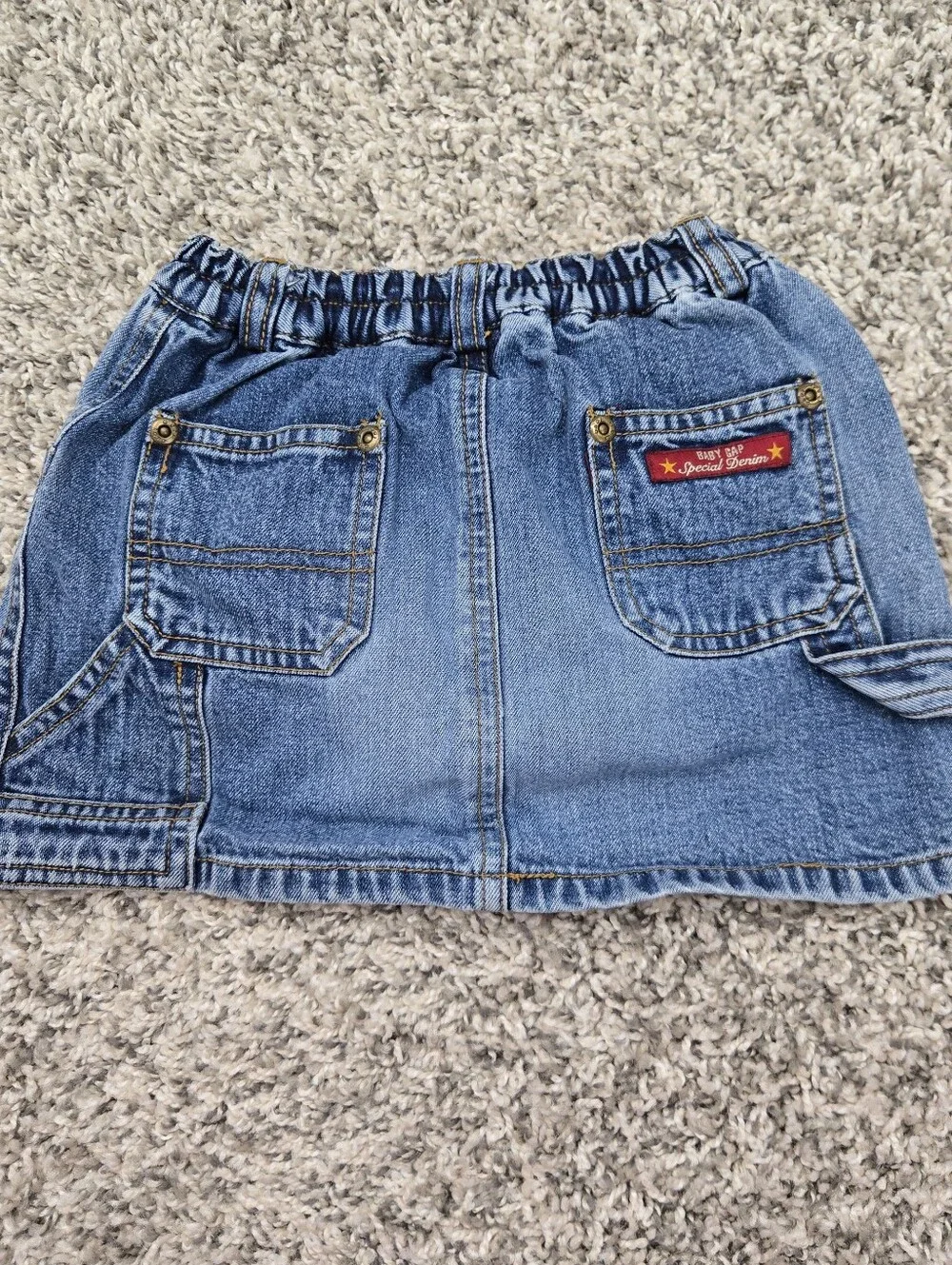 Vtg. Baby Gap Denim Skort